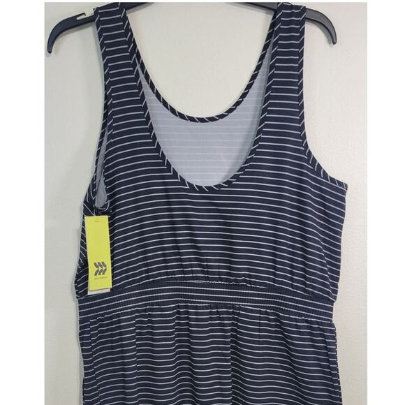 All in Motion Skirt Romper Womens Large Black/White Summer Workout Athletic NWT - Picture 5 of 9